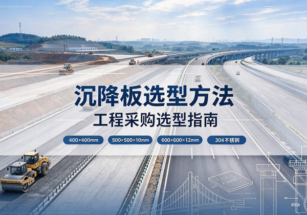 秀山沉降板选择方法